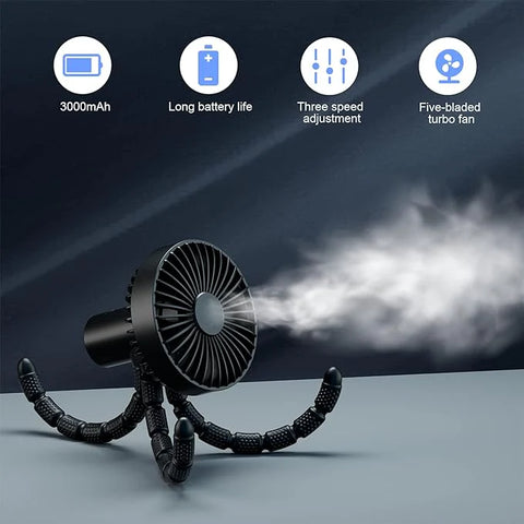 Portable Baby Stroller Fan