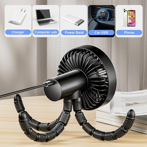 Portable Baby Stroller Fan