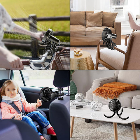 Portable Baby Stroller Fan